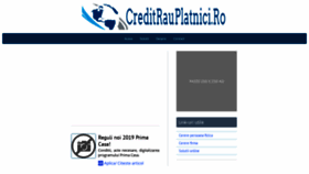 What Creditrauplatnici.ro website looked like in 2019 (4 years ago)