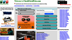 What Checkpetrolprice.com website looked like in 2019 (4 years ago)
