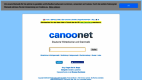 What Canoonet.eu website looked like in 2019 (4 years ago)