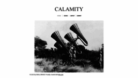 What Calamitymag.com website looked like in 2019 (4 years ago)