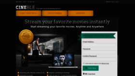 What Cineble.com website looked like in 2019 (4 years ago)