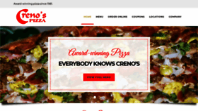 What Crenospizzaco.com website looked like in 2019 (4 years ago)
