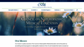 What Cnme.org website looked like in 2019 (4 years ago)