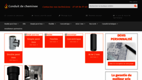 What Conduit-de-cheminee.fr website looked like in 2019 (4 years ago)