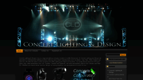 What Concertlightinganddesign.com website looked like in 2019 (4 years ago)