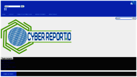 What Cyberreport.io website looked like in 2019 (4 years ago)
