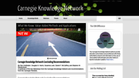 What Carnegieknowledgenetwork.org website looked like in 2019 (4 years ago)