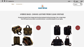 What Cleanvintage.com website looked like in 2019 (4 years ago)