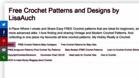 What Crochet-patterns-free.com website looked like in 2019 (4 years ago)