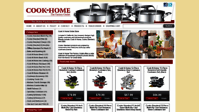 What Cooknhome.com website looked like in 2019 (4 years ago)