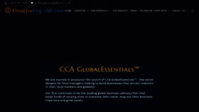 What Creativecapadvisors.com website looked like in 2019 (4 years ago)