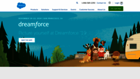 What Cloudforce.com website looked like in 2019 (4 years ago)