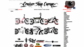 What Cruisershop.eu website looked like in 2019 (5 years ago)