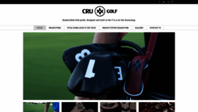 What Crugolf.com website looked like in 2019 (4 years ago)