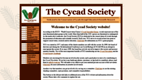 What Cycad.org website looked like in 2019 (4 years ago)