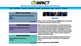 What California-impact.org website looked like in 2019 (4 years ago)