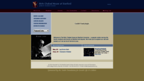 What Chabadstanford.org website looked like in 2019 (4 years ago)