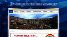What Christianlibertyacademy.com website looked like in 2019 (4 years ago)
