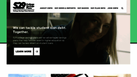 What Collegesavings.org website looked like in 2019 (4 years ago)