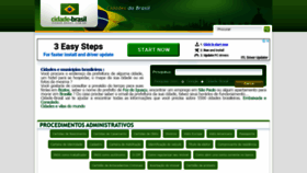 What Cidade-brasil.com.br website looked like in 2019 (4 years ago)