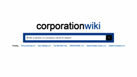 What Corporationwiki.com website looked like in 2019 (4 years ago)