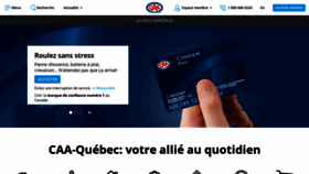 What Caaquebec.com website looked like in 2019 (4 years ago)