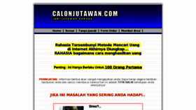 What Calonjutawan.com website looked like in 2011 (13 years ago)