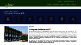 What Cs.uol.edu.pk website looked like in 2019 (4 years ago)