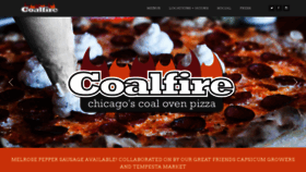 What Coalfirechicago.com website looked like in 2019 (4 years ago)