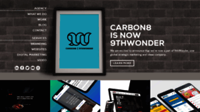 What Carbon-8.com website looked like in 2019 (4 years ago)