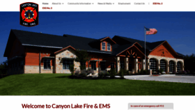 What Canyonlakefire-ems.org website looked like in 2019 (4 years ago)
