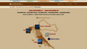 What Chorvatske.cz website looked like in 2019 (4 years ago)