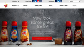 What Coffee-mate.com website looked like in 2019 (4 years ago)
