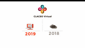 What Clacsovirtual.org website looked like in 2019 (4 years ago)
