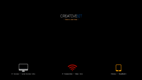 What Creativebit.in website looked like in 2019 (4 years ago)