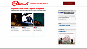 What Cinemasavigliano.it website looked like in 2019 (6 years ago)