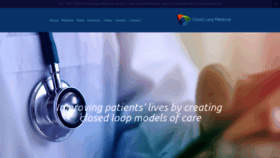 What Closedloopmedicine.com website looked like in 2019 (4 years ago)