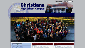 What Christianahs.org website looked like in 2019 (4 years ago)