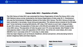 What Censusindia2011.com website looked like in 2019 (4 years ago)