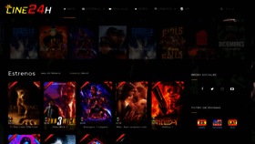 What Cine24h.net website looked like in 2019 (6 years ago)