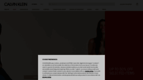 What Calvinklein.co.uk website looked like in 2019 (4 years ago)