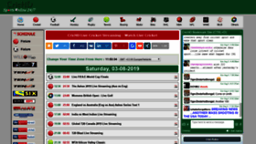 What Crichd.info website looked like in 2019 (6 years ago)