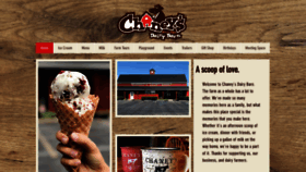 What Chaneysdairybarn.com website looked like in 2019 (4 years ago)