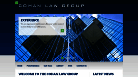 What Cohanlawgroup.com website looked like in 2019 (4 years ago)
