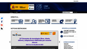 What Crmfalbacete.es website looked like in 2019 (4 years ago)
