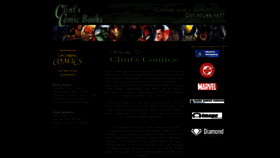 What Clintscomics.com website looked like in 2019 (4 years ago)