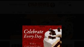 What Coldstonecreamery.com website looked like in 2019 (4 years ago)