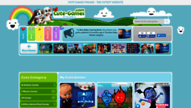 What Cute-games.com website looked like in 2019 (4 years ago)