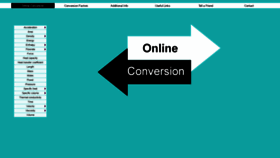 What Conversiontables.info website looked like in 2019 (4 years ago)