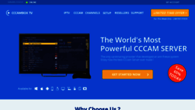 What Cccambox.com website looked like in 2019 (4 years ago)